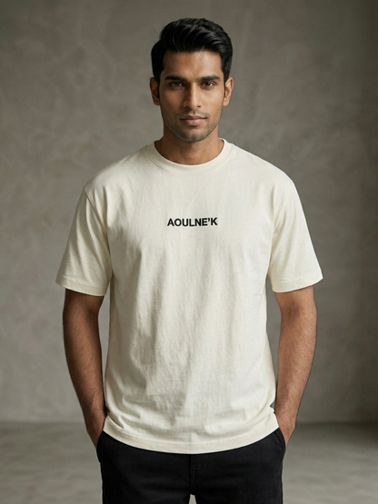 Aoulne’k Men’s Solid Regular Fit T-Shirt