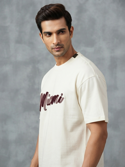 Men's Off-White 'Miami' Graphic Relaxed Fit 100% Cotton T-Shirt