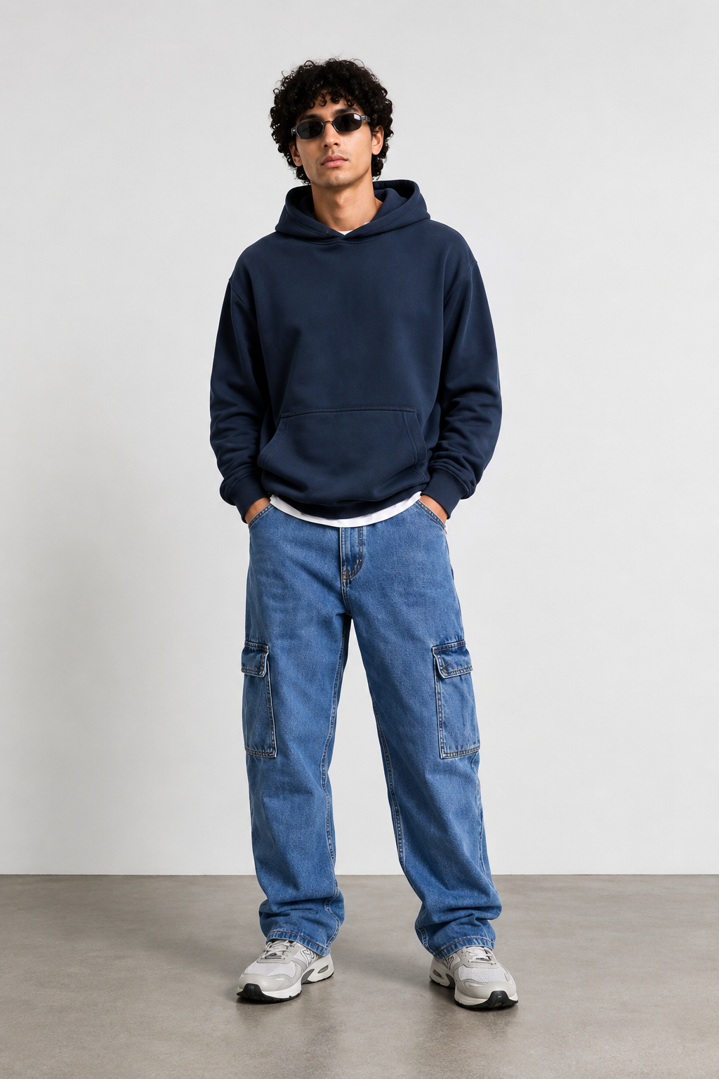 6 Pocket Men's Blue Jeans