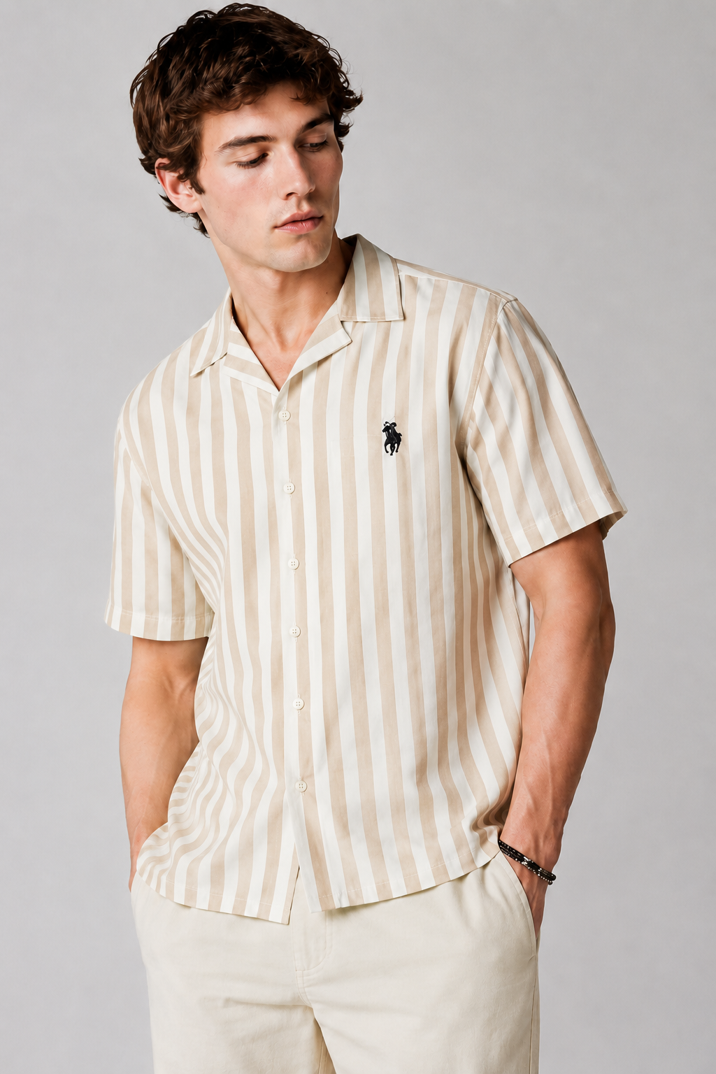 Men's Classic Vertical Stripe Shirt