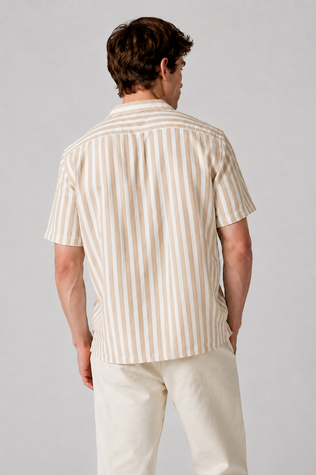 Men's Classic Vertical Stripe Shirt