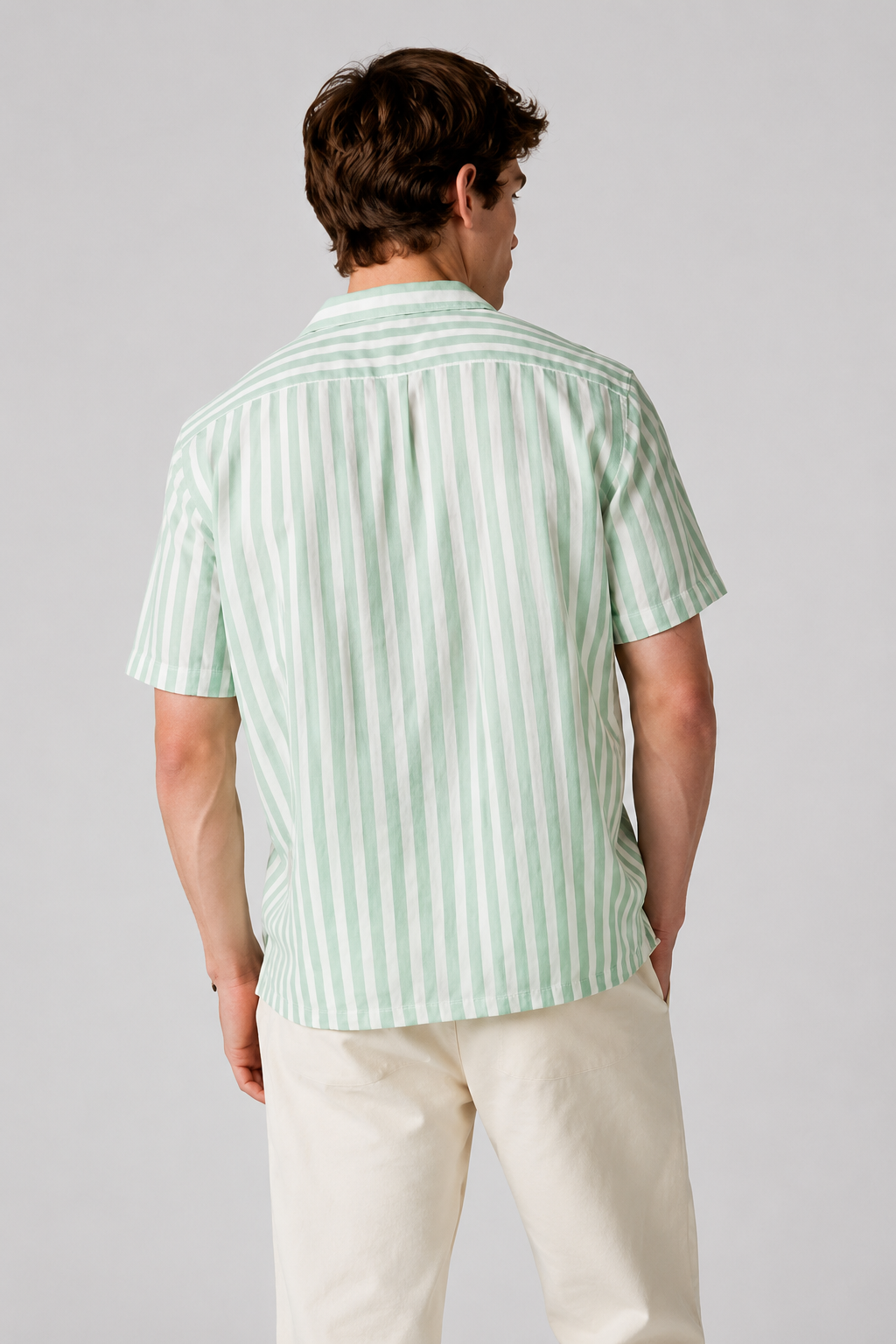 Men's Classic Vertical Stripe Shirt
