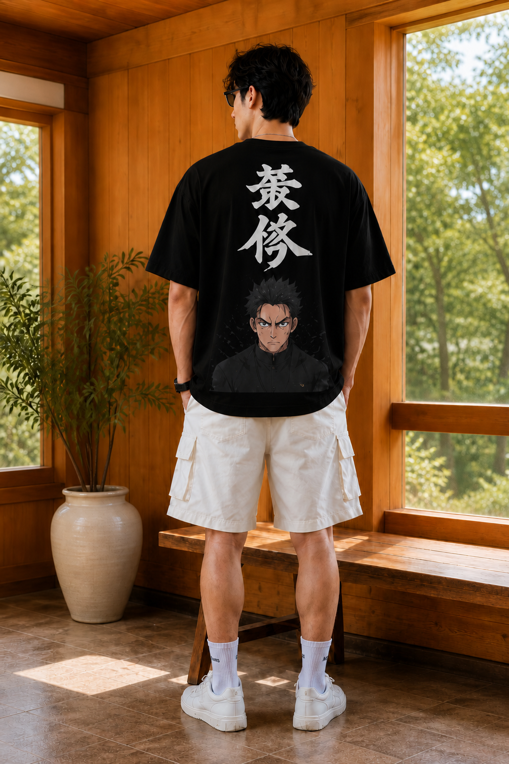 Men’s Premium Oversized Printed T-Shirt | Casual Tokyo Design