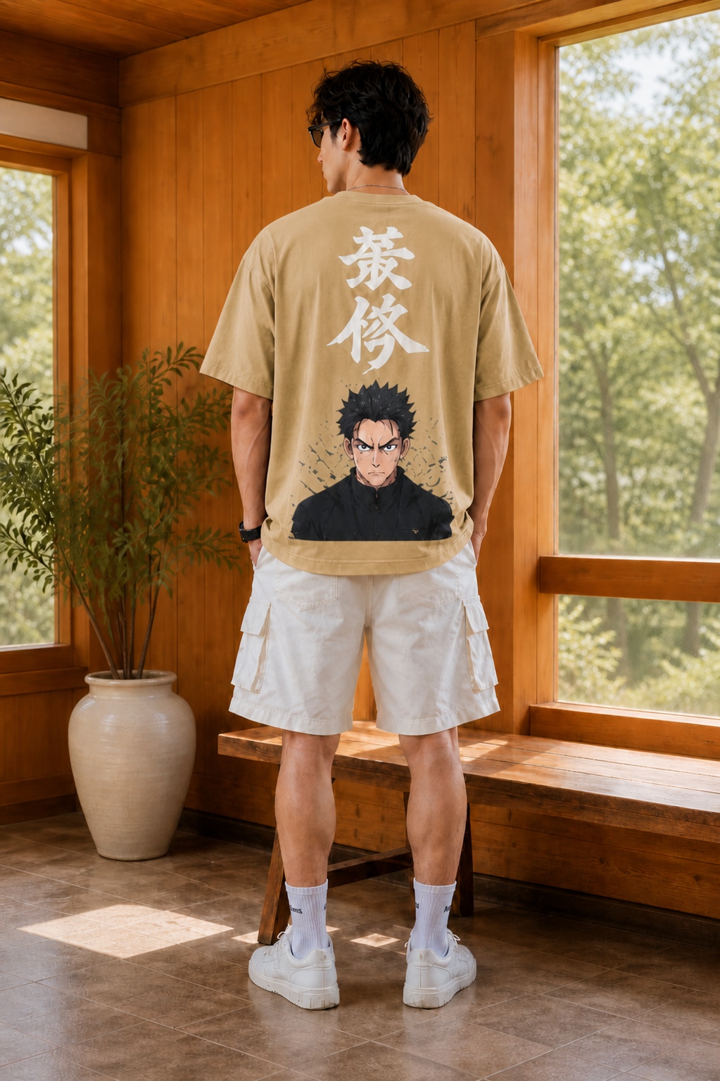 Men’s Premium Oversized Printed T-Shirt | Casual Tokyo Design