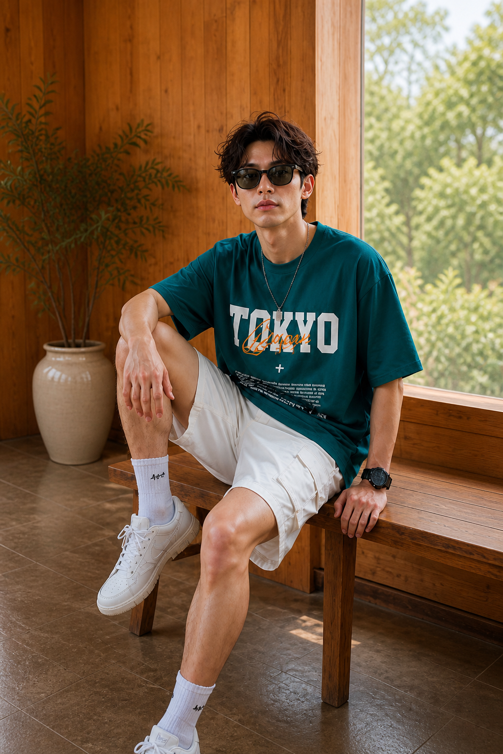 Men’s Premium Oversized Printed T-Shirt | Casual Tokyo Design
