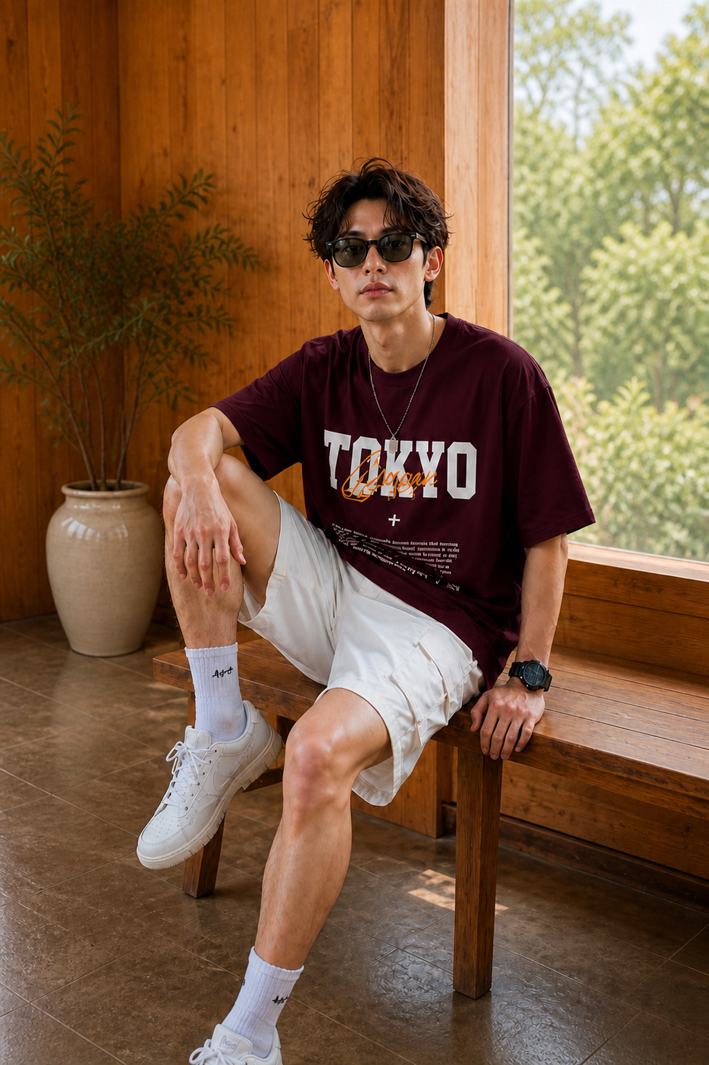 Men’s Premium Oversized Printed T-Shirt | Casual Tokyo Design