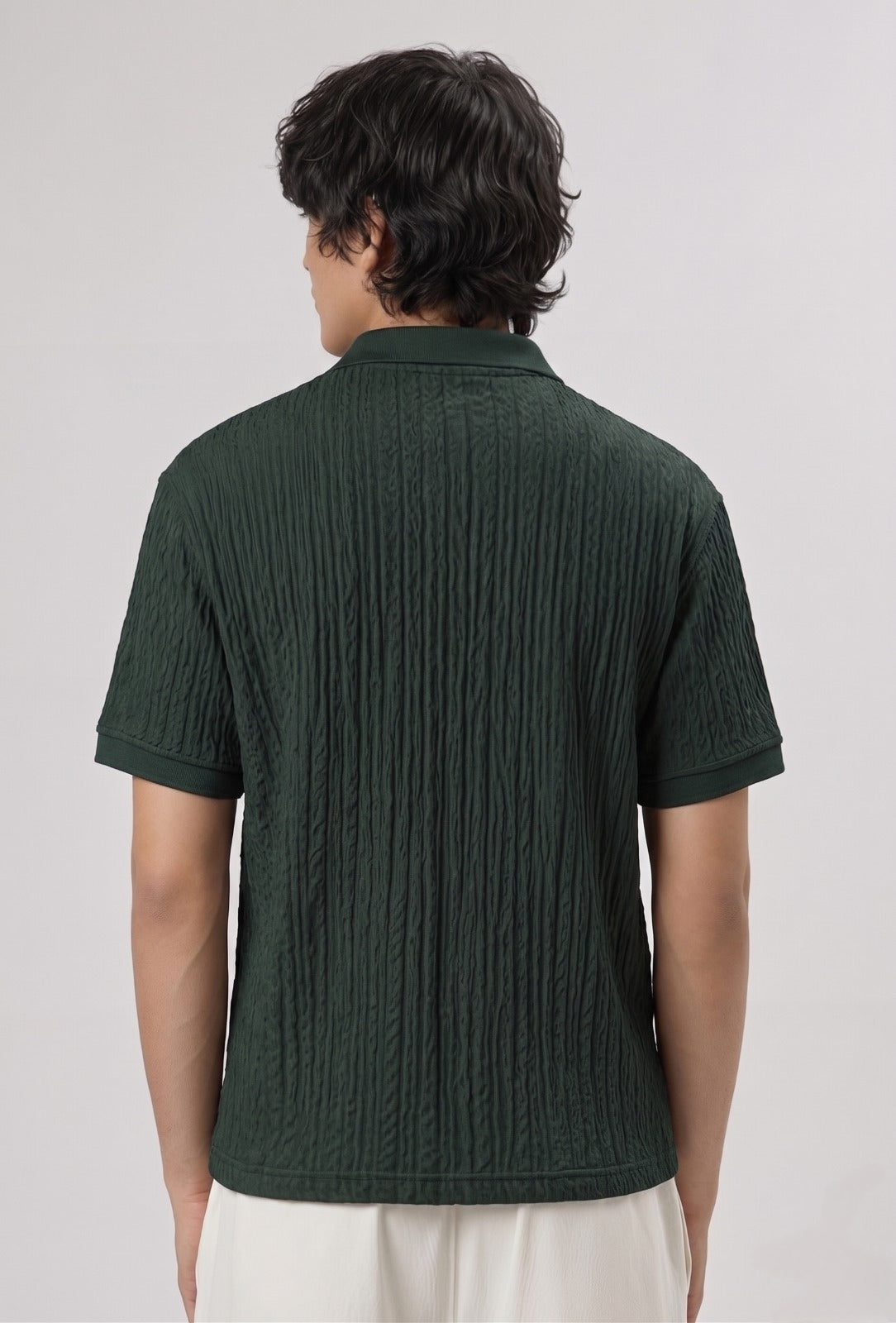 Men’s Luxury Textured Polo