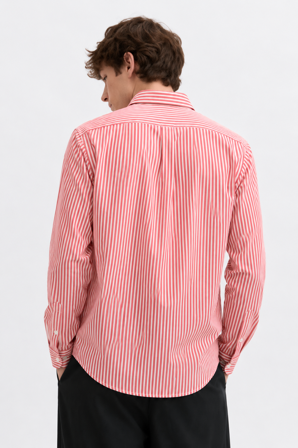 Men's Stripe Statement Red Shirt