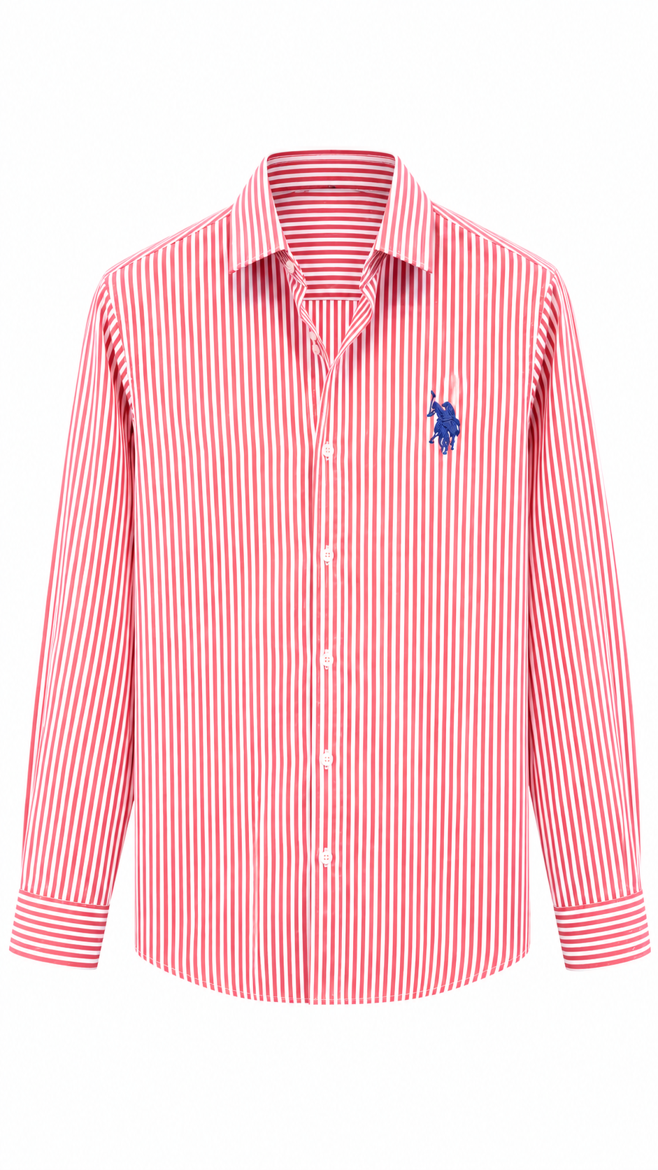 Men's Stripe Statement Red Shirt