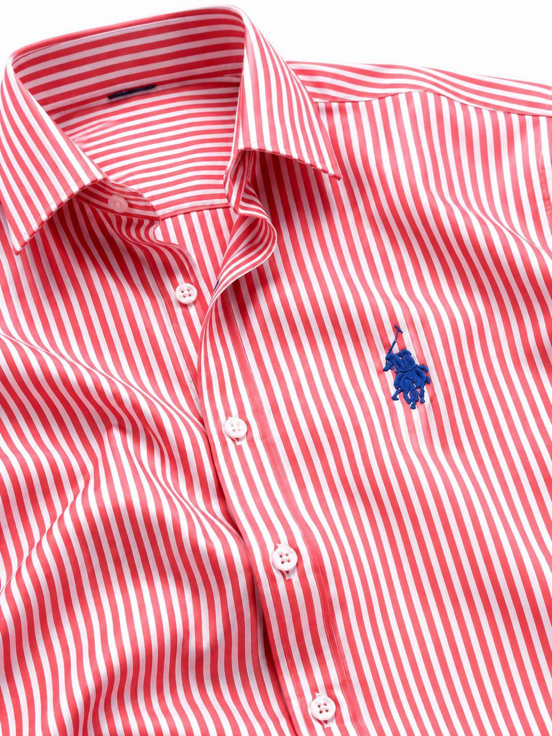Men's Stripe Statement Red Shirt