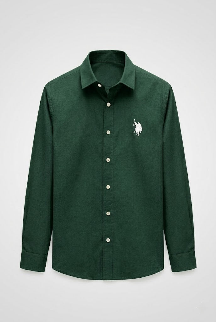 Men’s Premium Yellow Solid Casual Shirt