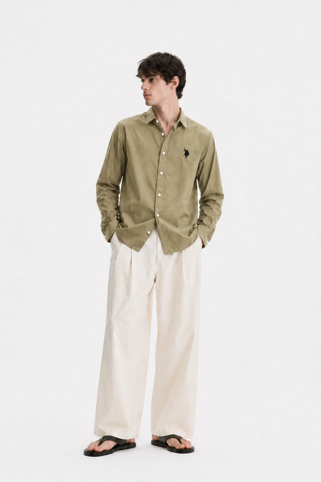 Men’s Premium Yellow Solid Casual Shirt