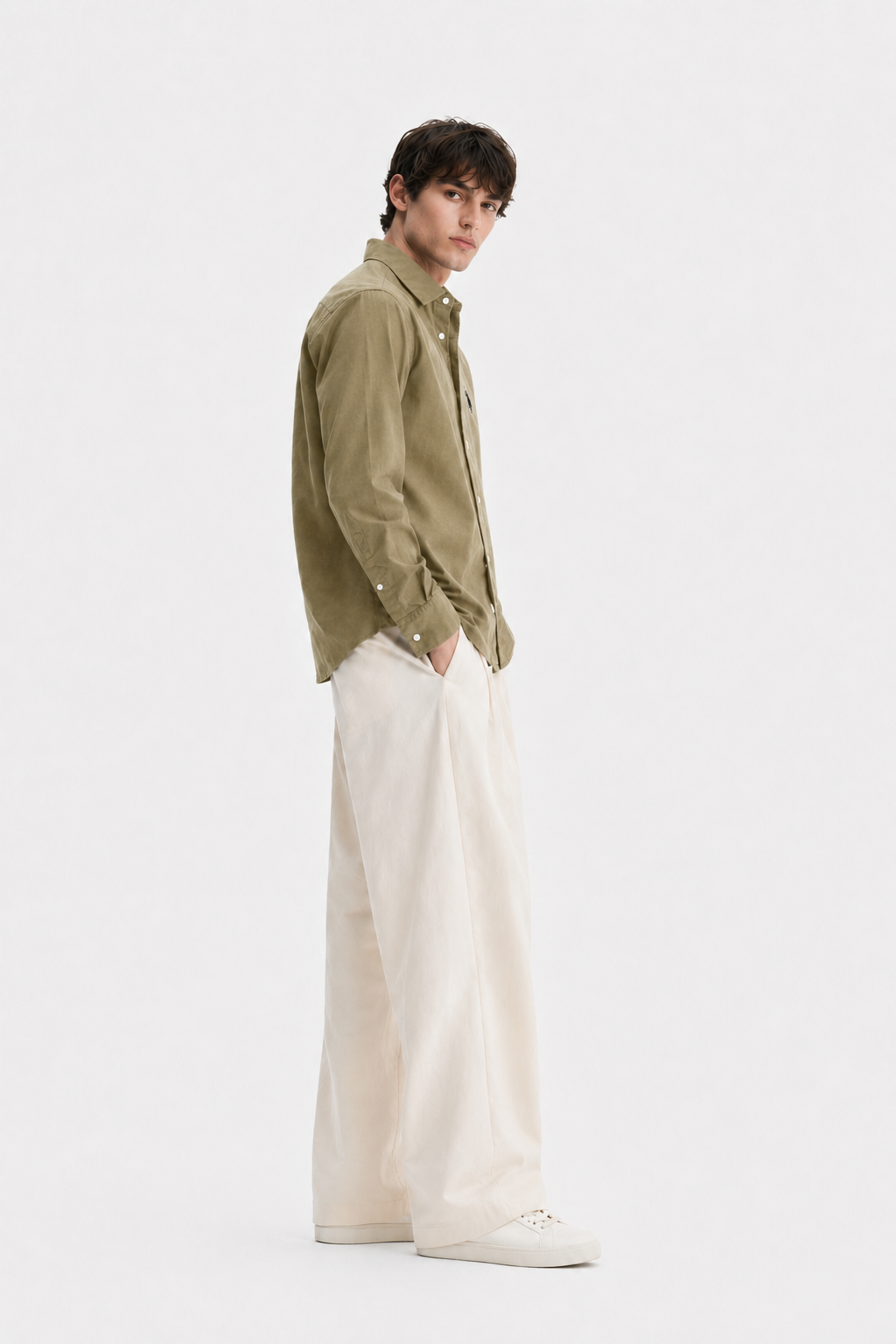 Men’s Premium Yellow Solid Casual Shirt