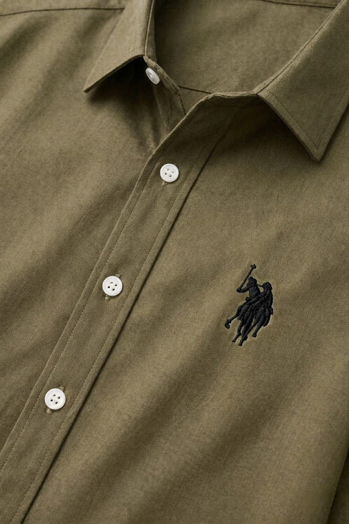 Men’s Premium Yellow Solid Casual Shirt
