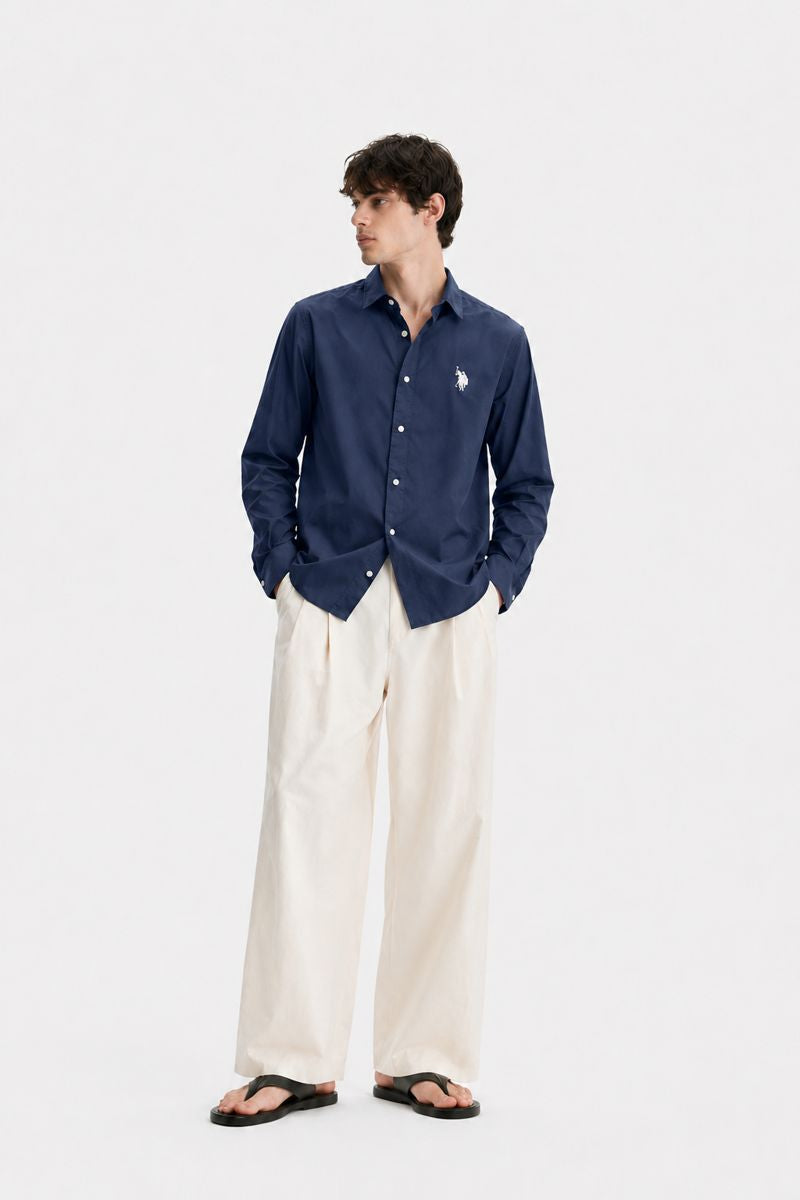 Men’s Premium Yellow Solid Casual Shirt
