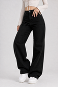 Luxe Flow Black Denim For Women