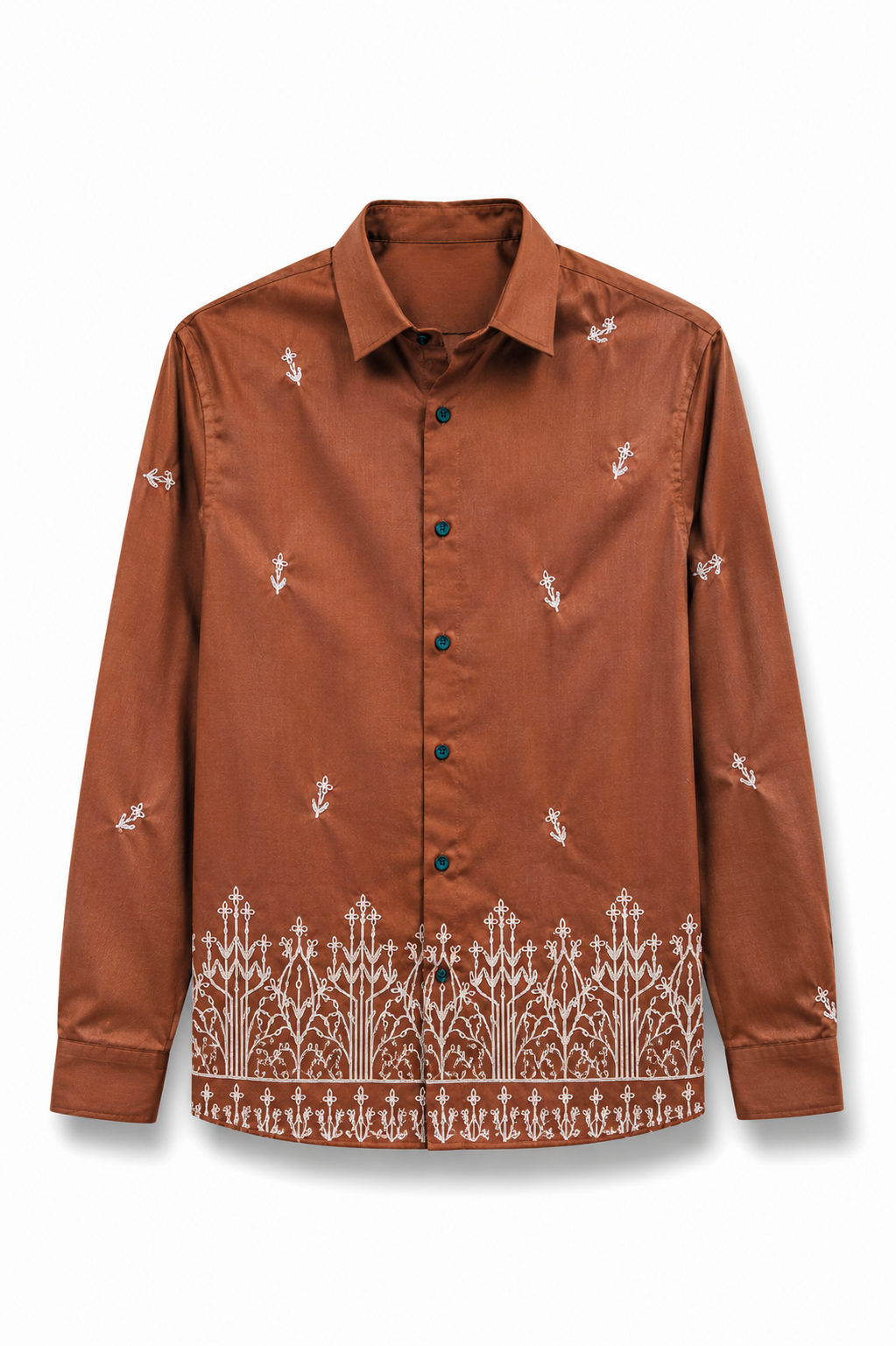 Men's Royal Thread Embroidered Shirt